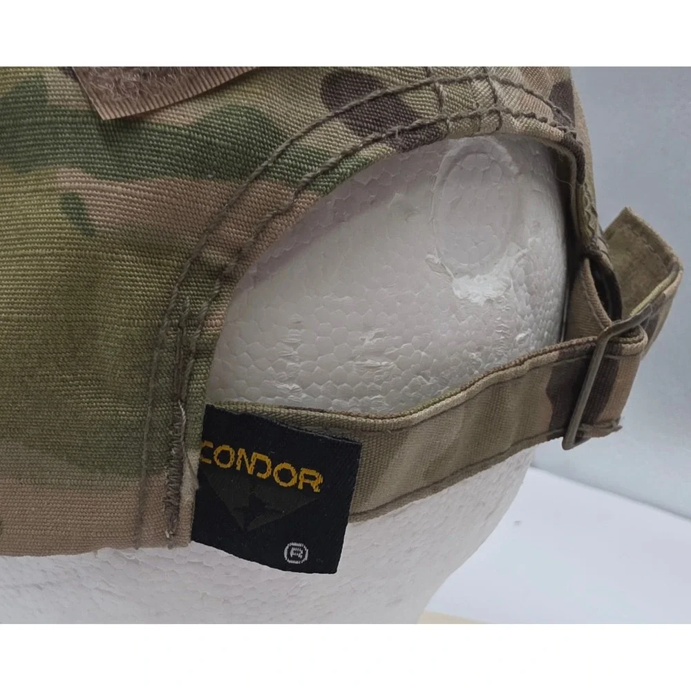Condor Tactical Operator Cap Multicam Flag Patch Ripstop Strapback Hat